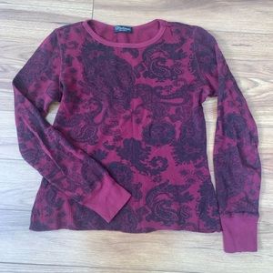 Y2K Long Sleeve Pink Top